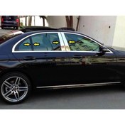 Resim Titiz Krom Aksesuar Mercedes V177 A Serisi Sedan Style 2019 Krom Kapı Direk 6 Parça 
