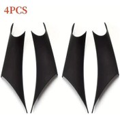 Resim Dashanshop Bmw 3 4 Serisi M3 M4 Kapı Kolu Karbon Fiber Desen Koruyucu Kapak 4x Siyah 