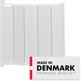 Resim Babydan Alma Katlanabilir Bebek ve Çocuk Güvenlik Kapısı 55 - 89 cm - Beyaz 