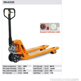 Resim Biglift ACE-25 2,5 Ton Transpalet Kırmızı Teker 