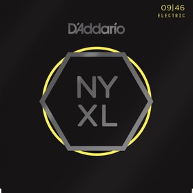 Resim D'Addario NYXL0946 NYXL Nickel Elektro Gitar Teli - Super Light/Regular (9-46) 