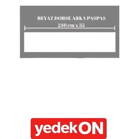 Resim Beyaz Paspas (40CM X 240CM) 