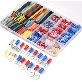 Resim Isıyla Daralan Renkli Makaron + Kablo Pabuç Seti 678'li Paket 