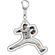 Resim Jump Rabbit Beyzbol Oyuncusu Akrilik Anahtarlık Shohei Otani Kolye Karakter Çevre (Yurt Dışından) 