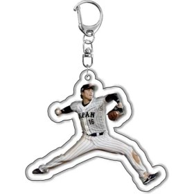 Resim Jump Rabbit Beyzbol Oyuncusu Akrilik Anahtarlık Shohei Otani Kolye Karakter Çevre (Yurt Dışından) 