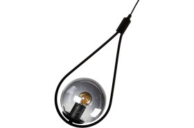 Resim Begüsa Damla Tekli Siyah Füme Glop Cam 