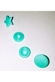 Resim SeraSelin Kalite Garantili T5=12,5 Mm Yıldız Şekilli Çıtçıt, 10 Adet, Plastik Çıt Çıt Mavi Çıt çıt 