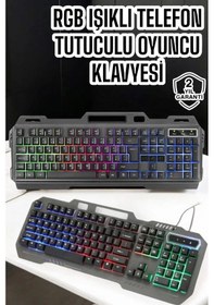 Resim Diğer Q Klavye Rgb Işıklı Klavye Ve Mouse Seti Kablolu Mouse Hediyeliş 