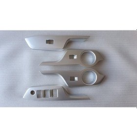 Resim Toyota C-HR İçin Uyumlu Kolçak Kaplama Silver (Advance Model) || Chr - C-Hr - Ch-R 