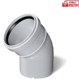 Resim FIRAT Pvc 50 x 45° Açık Dirsek 