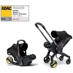 Resim Doona İ Bebek Arabasına Dönüşen Tekerlekli Gr 0 Ana Kucağı Oto Koltuğu Black 