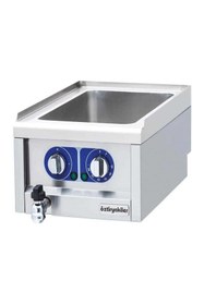 Resim ÖZTİRYAKİLER 600 Seri Set Üstü Musluklu Bain Marie, 40x60x26 cm, Elektrikli 