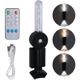 Resim Ledx Yd-24060 Mıktanıslı Rgb Renkli Usb Şarjlı 800 Mah 3 Kademeli Işıklı Sensörlü Duvar Aplik Diğer 