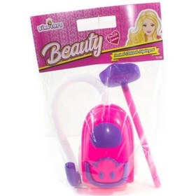 Resim Elektrik Süpürgesi Büyük Boy Pembe Renk 