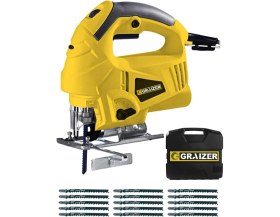 Resim Graizer Alman 3200 W Sjs Metal Şanzuman 6 Kademe Devirli Lazerli Otomatik Dekupaj Testere + 15 Uç 