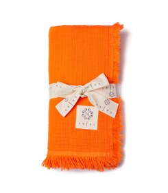 Resim Muslin Peştemal Turuncu - Turuncu / STD 