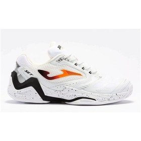Resim Joma Erkek Tenis Maç Ayakkabı Set Men 2302 White Orange Black Tse 001 