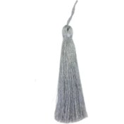 Resim Püskül Tekli 10 cm 1 Adet Gümüş 