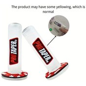 Resim Hightower Transparan Kırmızı Universal Motosiklet Atv Dirençli Konforlu Tutma Sapı 