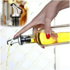 Resim Şişe Ucu Yağdanlık ve Sirkelik Dökme Ağızlığı Sızdırmaz Kap 