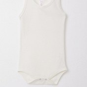 Resim Breeze Kız Bebek Çıtçıtlı Atlet Zıbın Body Jakarlı 9 Ay-3 Yaş, Ekru Ekru 