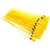 Resim Kosona Sarı Pp+çelik 40cm Numaralı Tek Kullanımlık Plastik Logistik Ambalaj Keçesi - 100 Adet Dayanıklı, Korozyona Dayanıklı, Kolay Kullanıma Uygun 