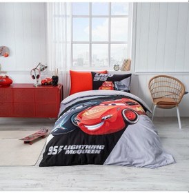 Resim Özdilek Tek Kişilik %100 Pamuk Çocuk Nevresim Takımı, Cars 