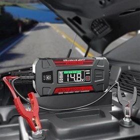 Resim J2500 12V 2500AMP Lifepo4 Akıllı Akü Takviye + Powerbank + LED Lamba 