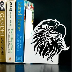 Resim Kartal ve "We the People" Temalı Metal Kitap Tutucu & Bookend - Siyah 
