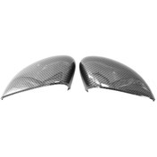 Resim Vkemall Ford Fiesta Mk7 2008-2017 Yan Ayna Kapağı - Abs Malzeme, Karbon Fiber Görünüm, 2'li Set 
