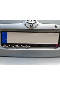 Resim Bize Her Yer Trabzon Trabzonspor Armalı Plakalık Takım 2'Li Set 548331915 