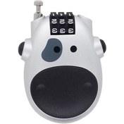 Resim Youmex Jokmae Kask Kilit, Genişletilebilir Çelik Tel, 4 Haneli Şifre Kilidi, Elektrikli Bisiklet Antivandal Koruması, C32 Sarı 