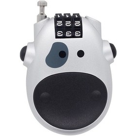 Resim Youmex Jokmae Kask Kilit, Genişletilebilir Çelik Tel, 4 Haneli Şifre Kilidi, Elektrikli Bisiklet Antivandal Koruması, C32 Sarı 