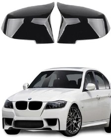 Resim Bmw 3 Serisi E90 04-09 Araca Özel Batman Yarasa Ayna Kapağı Piano 
