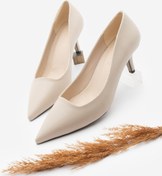 Resim Kadın Stiletto Topuklu Ayakkabı Loresta - Bej 