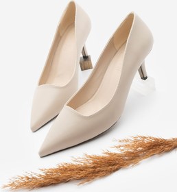Resim Kadın Stiletto Topuklu Ayakkabı Loresta - Bej 
