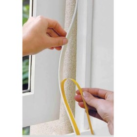 Resim Mena Rise 5 Adet 9 Metre Pencere Izolasyon Bandı Yapışkanlı Cam Yalıtım Süngeri Rüzgar Soğuk Kesici Pimapen Fitili - Lisinya 