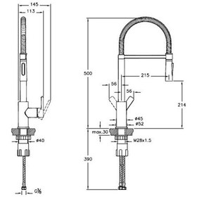 Resim Artema Maestro Pro A42152 Eviye Bataryası Krom 