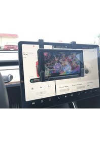 Resim Opencart Tesla Model 3 İçin Nintendo Switch Tutucu Sadece Plastik Aparattır 