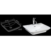 Resim Lena Tezgah Üstü Çanak Lavabo E -3038 