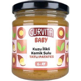Resim GURVİTA Baby Kuzu İlikli Kemik Sulu Tatlı Patates 165g 