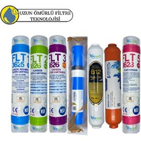 Resim Pemax Water Solutions Kapalı Kasa Su Arıtma Cihazları Sertifikalı 7'li Vontron 4000 TDS Mebran Tatlandırıcı-B12-Mineral 
