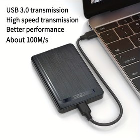 Resim Taşınabilir USB 3.0 Yüksek Hızlı Harici Sabit Disk - 160 GB'den 2 TB'ye, Siyah, Bilgisayar Uyumlu, Ofis ve İş Kullanımı için NTFS Dosya Sistemi 