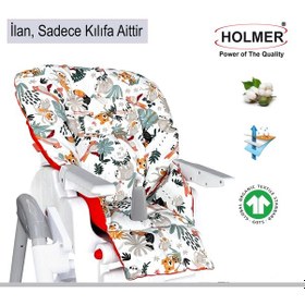 Resim Leke Tutmaz Organik Mama Sandalyesi Minderi & Kılıfı Max-M Germanyg One Size Pembe 