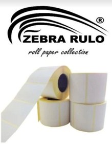 Resim Zebra 40x58 Termal 500 SARIM TERAZİ ETİKETİ 150 ADET (BİR KOLİ) Zebra Rulo 