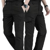 Resim 1 adet Erkek Rahat Stil Çok Cepli Kargo Pantolon, Poliamid Esnek Olmayan Düz Renk, İşlemeli, Normal Kalıp, Fermuarlı Sinek, Dokuma, Tüm Sezon Yürüyüş ve Açık Hava Maceraları için 