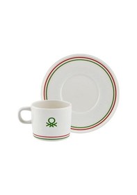 Resim Benetton Home 2li Kahve Fincanı Seti-4 Prç Beyaz 