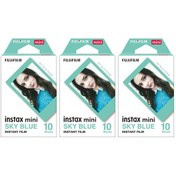 Resim Instax mini Sky Blue Edition 10x3 Film Seti 