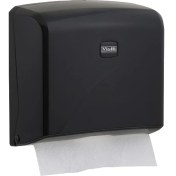 Resim Vi̇alli̇ Z Katlı Kağıt Havlu Dispenseri Max 22 Cm 200 Ad Siyah K2B 