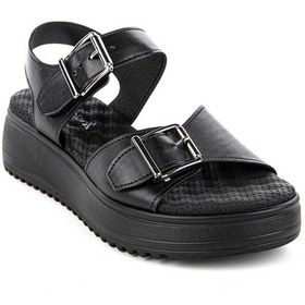 Resim Muya Beebi Anatomik Taban Taban Topuk Dikeni Kadın Sandalet Siyah 